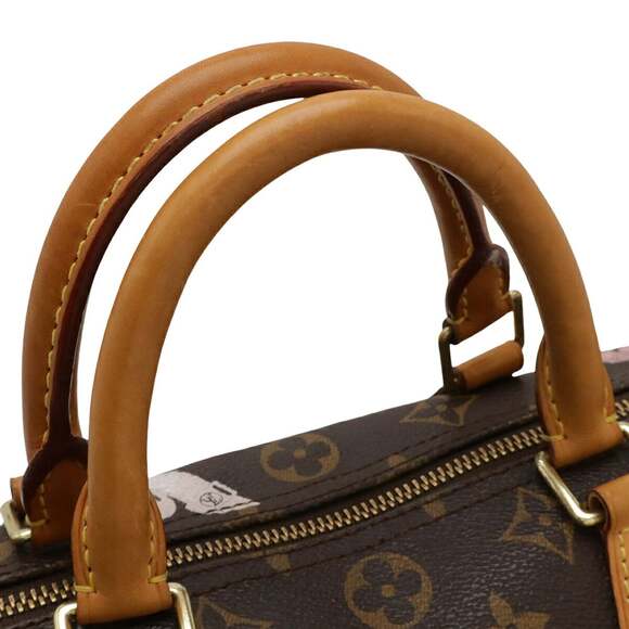 LOUIS VUITTON Brown Monogram Speedy 30 Bag - Picture 7 of 10